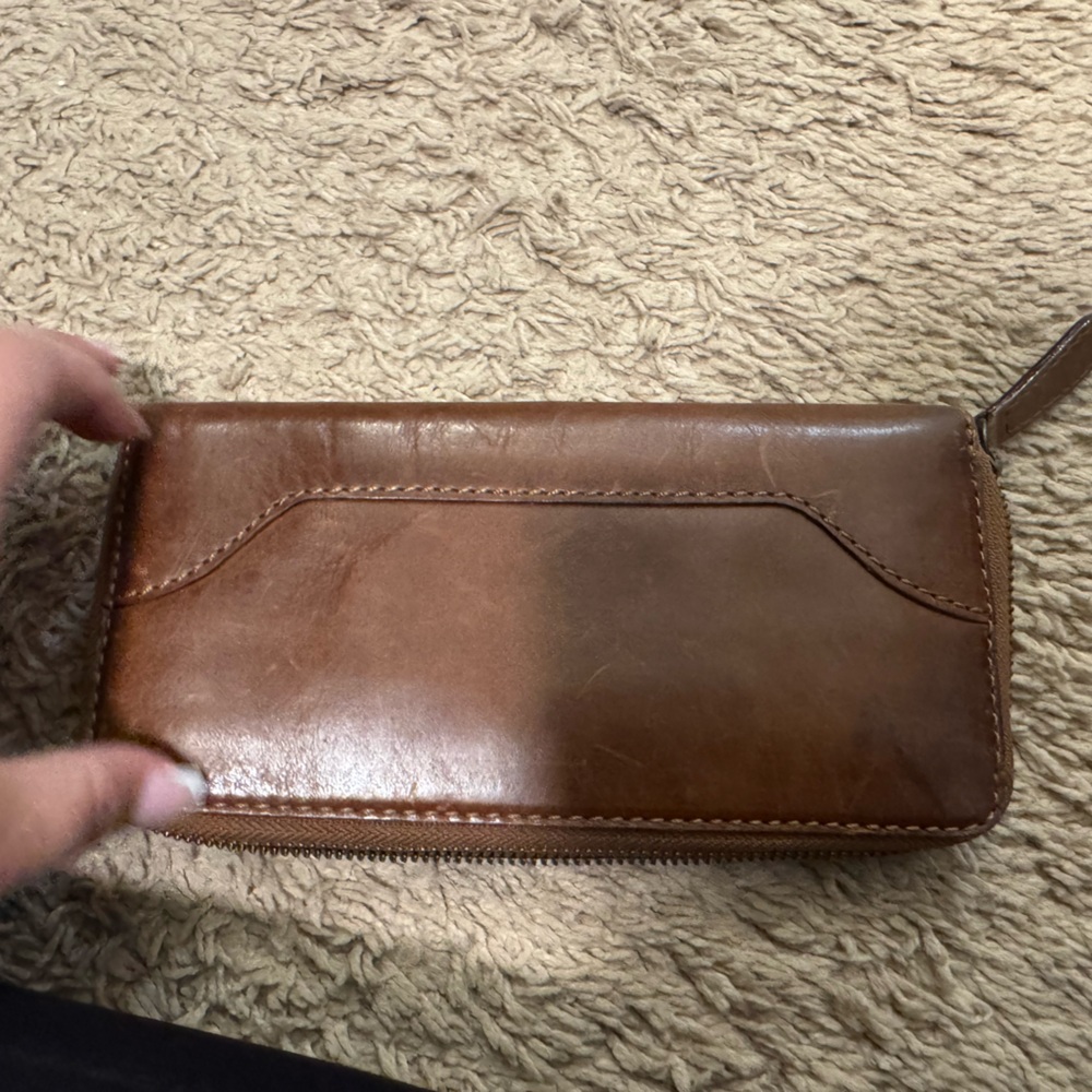 Frye Brown Leather Wallet - Picture 2 of 3